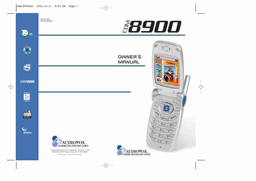 Audiovox Cell Phone CDM 8900-page_pdf